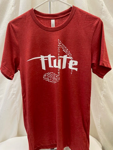 Flute Canvas Red Tee