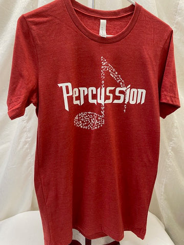 Percussion Canvas Red Tee