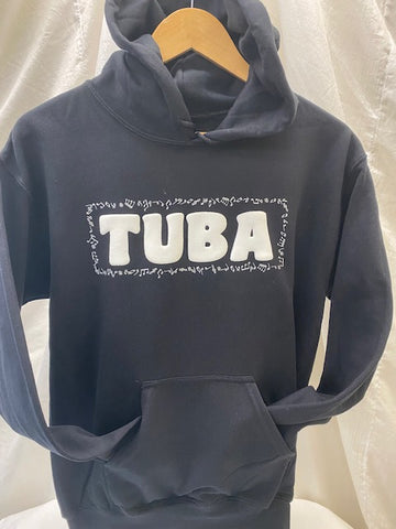 Tuba Black Fleece Hoodie