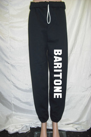 Baritone Black Fleece Pants