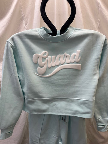 Guard Aqua Crop Sweatshirt