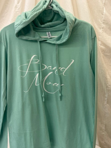 Band Mom Seafoam Long Sleeve Hooded Tee