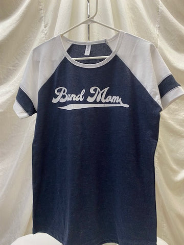 Band Mom Navy & White Tee