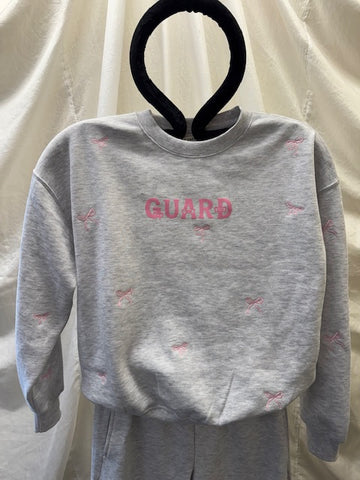 Guard Ice Grey Bow Sweatshirt