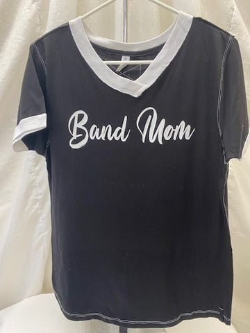 Band Mom Black & White Tee