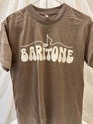 Baritone Faded Brown Tee