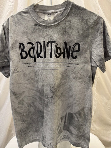 Baritone Grey Tie Dye Tee