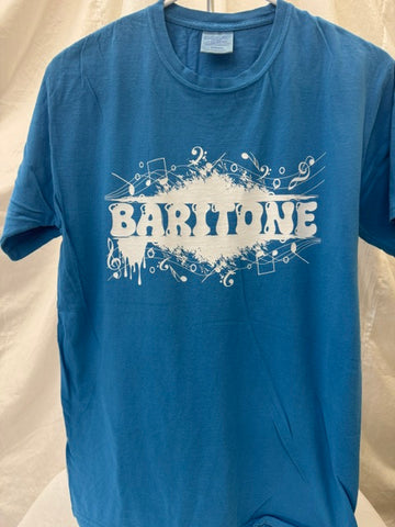 Baritone Blue Music Tee