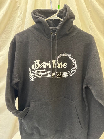 Baritone Black Music Hoodie