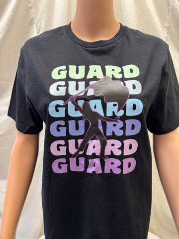 Guard Black, Green, Purple Tee