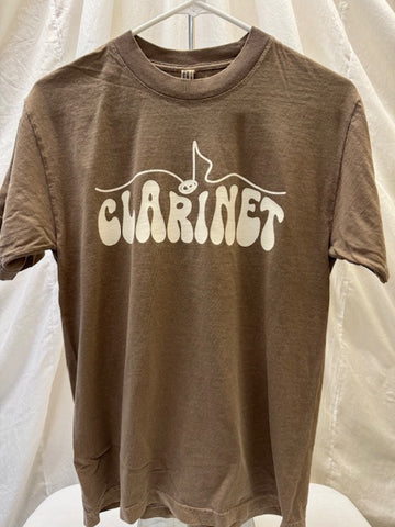 Clarinet Faded Brown Tee