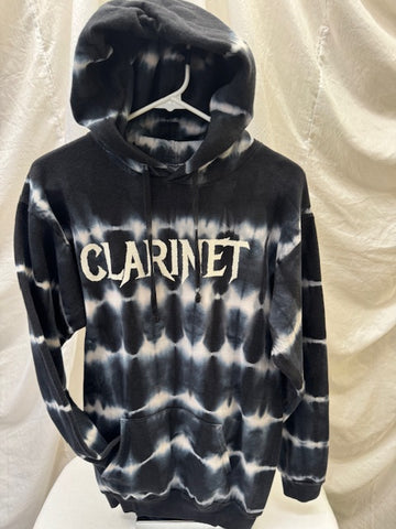 Clarinet Black & White Hoodie