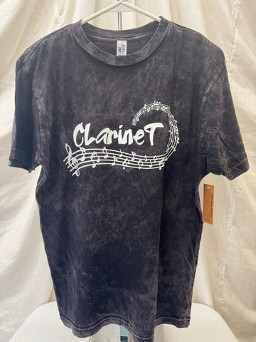 Clarinet Mineral Wash Black Tee