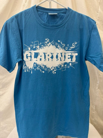 Clarinet Blue Music Tee