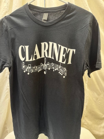 Clarinet Black Music Tee 2025