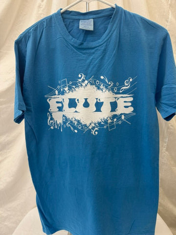 Flute Blue Music Tee