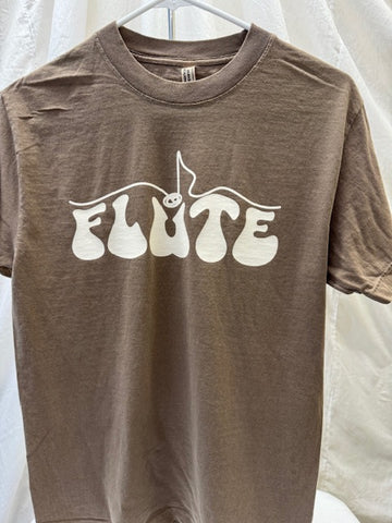 Flute Faded Brown Tee