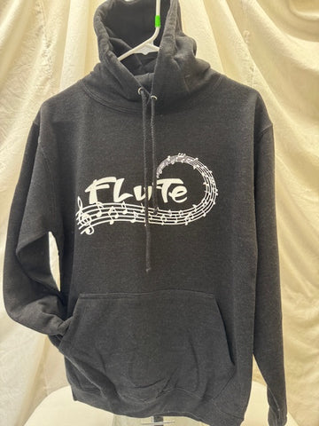 Flute Black Music Hoodie