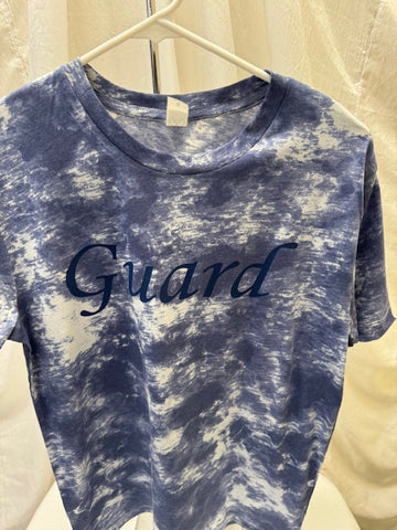 Guard Blue & White Tie Dye Tee