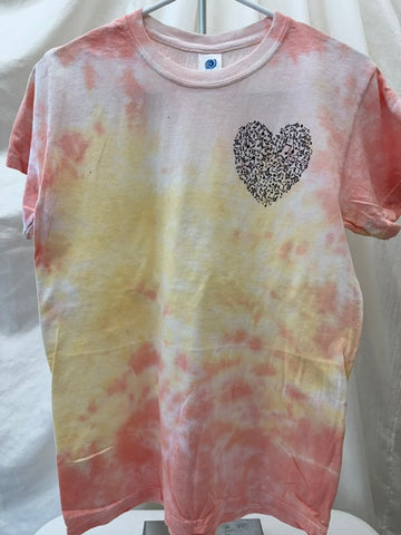 Tie Dye Heart Music Tee