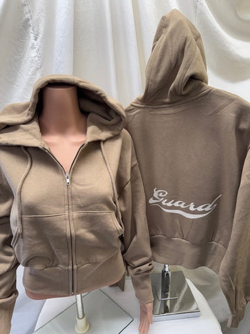 Guard Sand Crop Zip Jacket