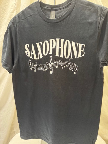 Saxophone Black Music Tee 2025