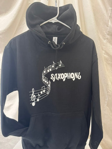 Saxophone Black Music Hoodie