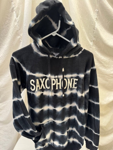 Saxophone Black & White Hoodie