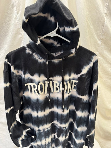 Trombone Black & White Hoodie