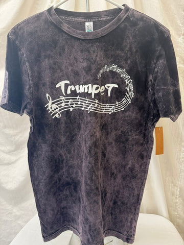 Trumpet Mineral Wash Black Tee