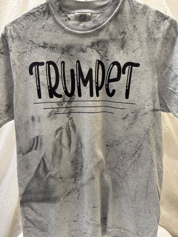 Trumpet Grey Tie Dye Tee