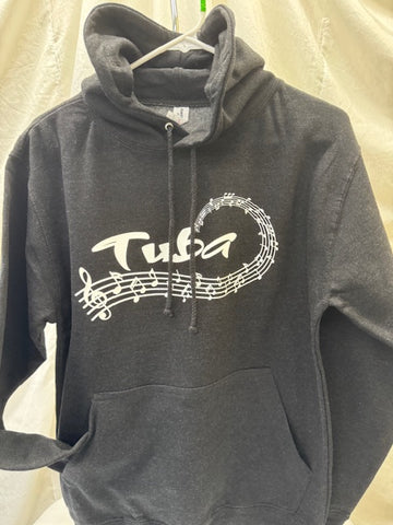 Tuba Black Music Hoodie