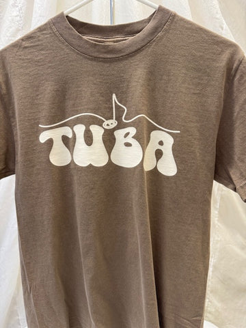 Tuba Faded Brown Tee