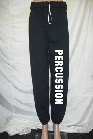Percussion Black Fleece Pants