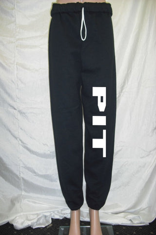 Pit Black Fleece Pants