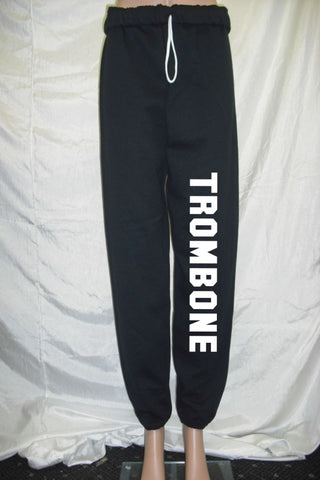 Trombone Black Fleece Pants