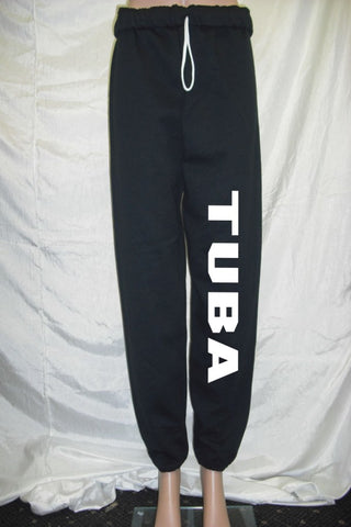 Tuba Black Fleece Pants